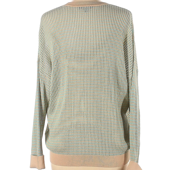 DKNY crew neck pullover sweater 100% cotton Women's size large - Picture 2 of 4